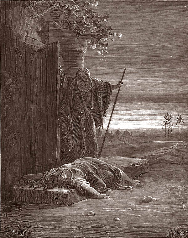 CADAVERE DELLA DONNA TROVATO DAL LEVITA giudici, 19,26